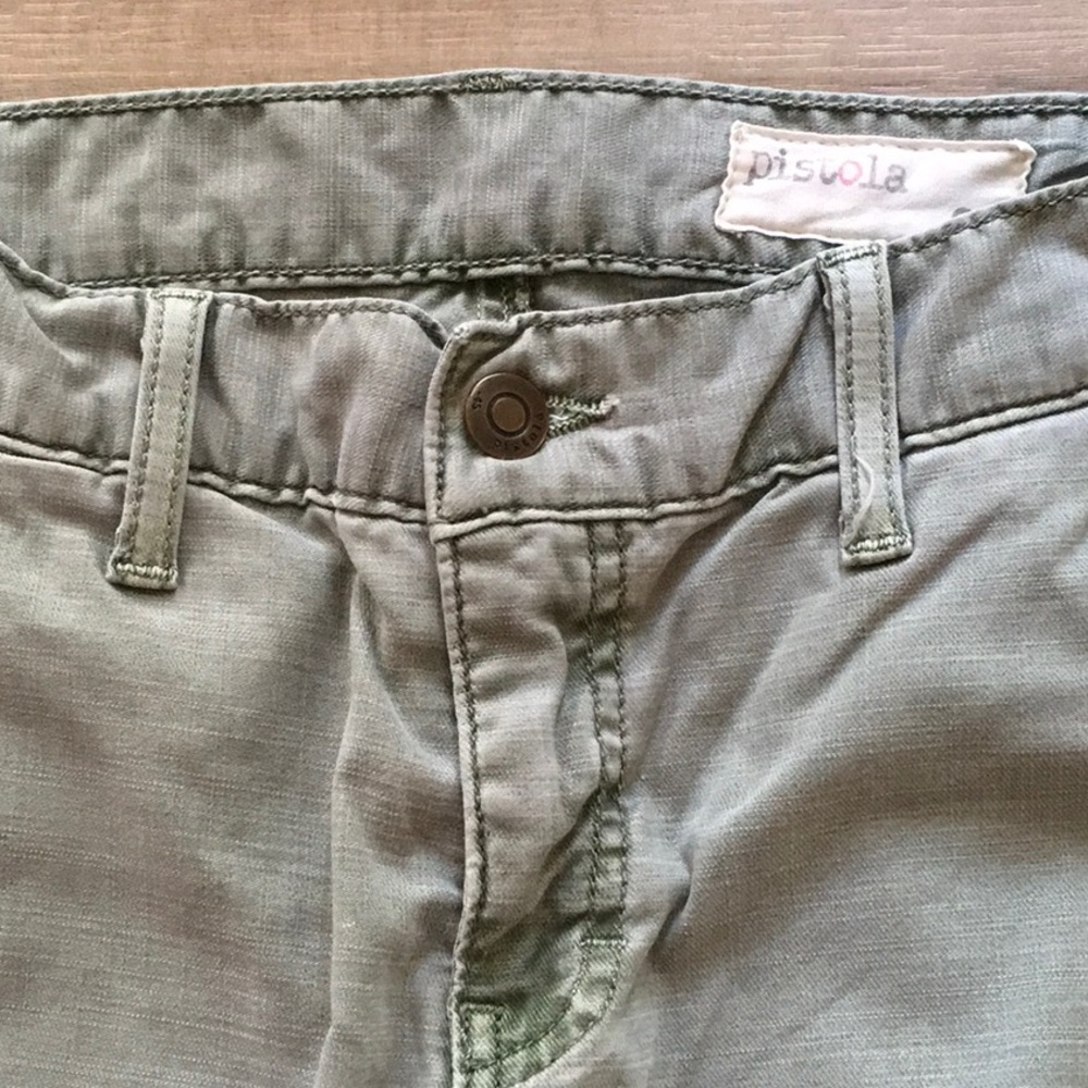 Pistola Olive Green Pants Size 26 - Picture 5 of 7